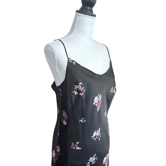 Vintage SO Womens Y2K Maxi Slip Dress Size Large Floral Fairy Preppy Balletcore - Picture 2 of 6